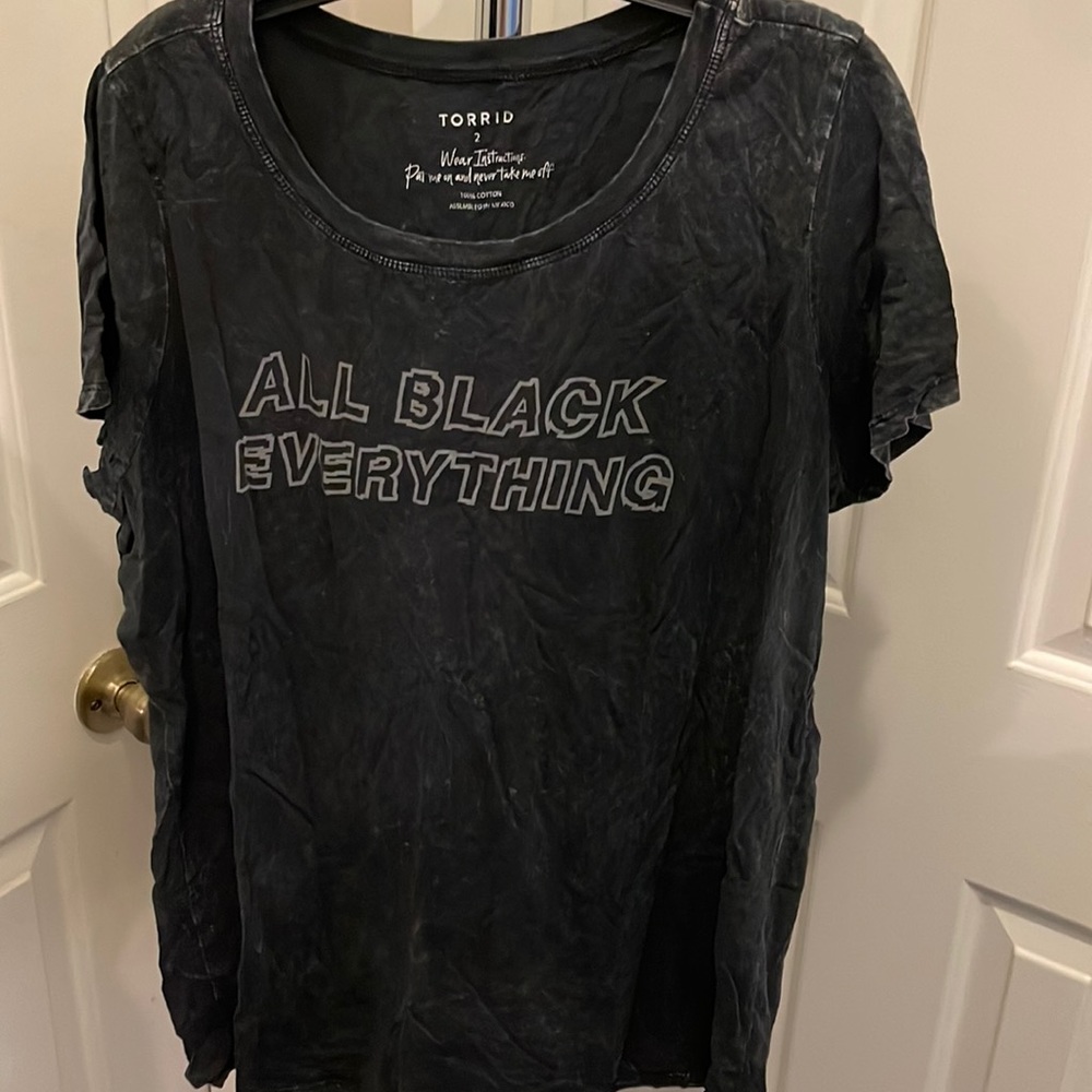 Torrid. Size 2 (18/20). Black shirt